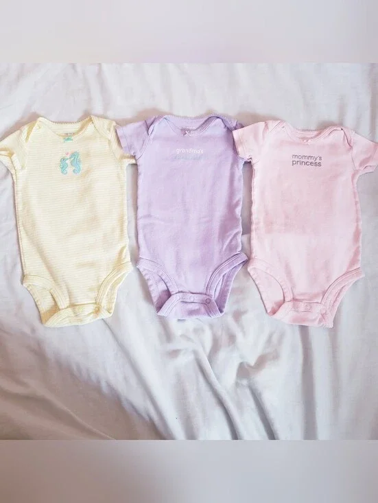 6 Month Girls Onesies
