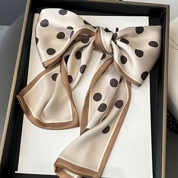 Elegant Polka Dot Scarf H17