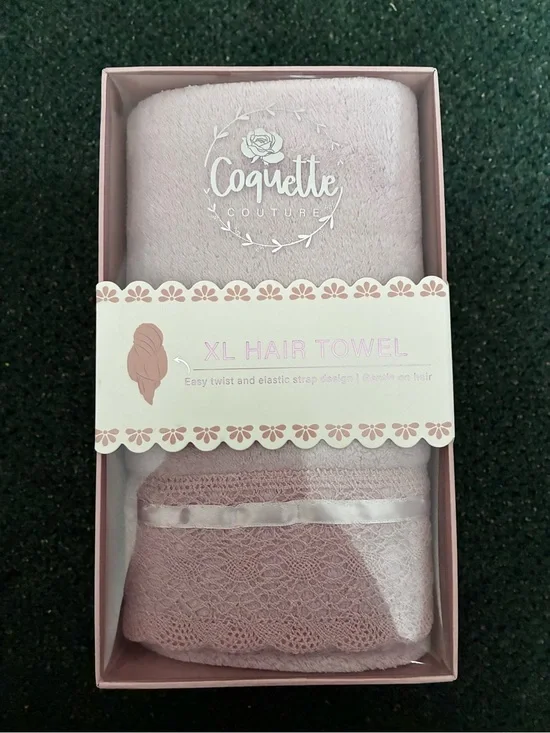 XL Hair Towel - Blush Pink