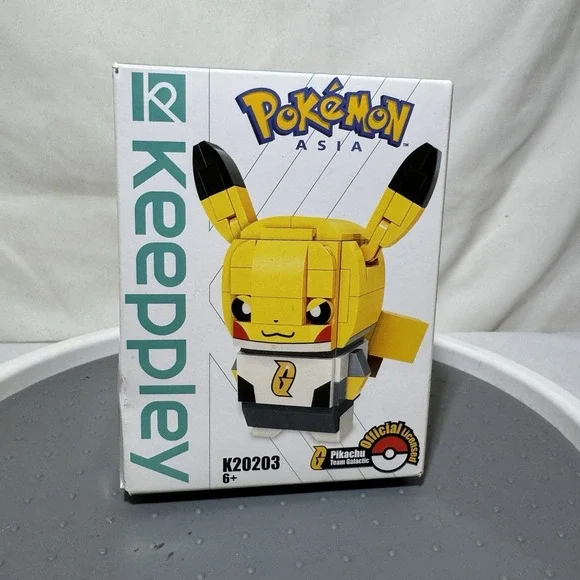 Authentic Official Licensed Qman Keeppley Pokemon Team Galactic-Pikachu K20203