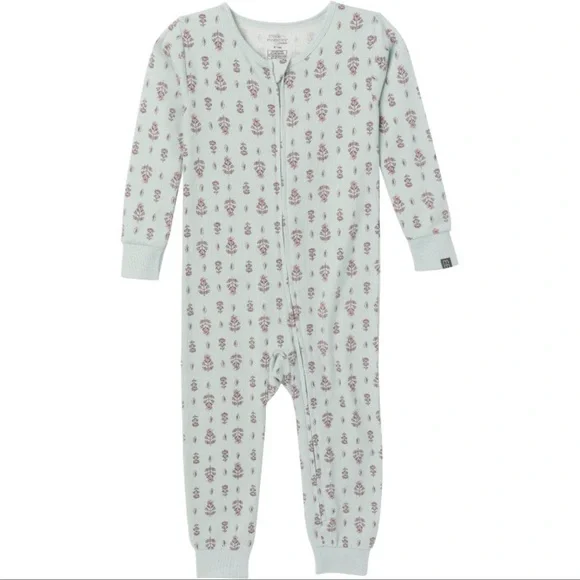 5‎ for $20✨Gerber Modern Moments  baby Green neutral Sleeper Pajamas 12 Months