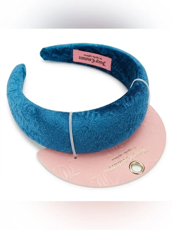 JUICY COUTURE Blue Velvet Headband