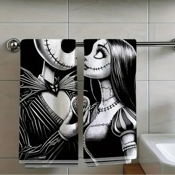 Nightmare before Christmas  hand  Towels 2 piece set