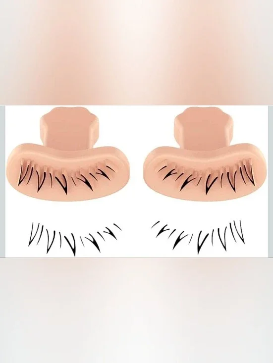 Juroicessry Eyelash Stamp Tool (1 Pair)