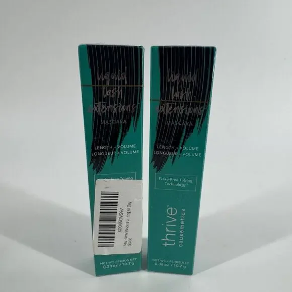 Thrive Liquid Lash Extensions Mascara 0.38oz Each SEALED Brynn (2) Flake Free