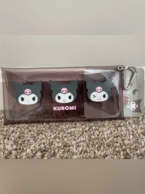 Sanrio Japan Originals Kuromi Pencil Pouch Keychain