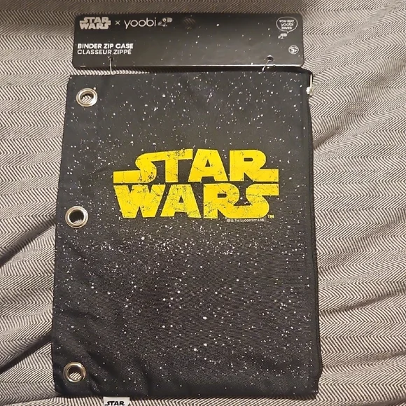 Yoobi Star Wars Black and Yellow Pencil Case