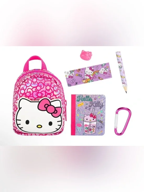 Hello Kitty Pink and Purple Mini Backpack & Stationery Set