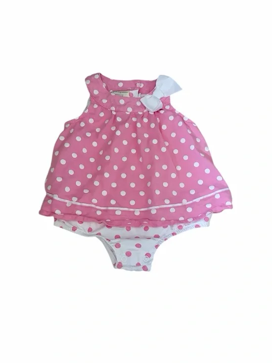 5/$30 🎈 Fresh produce Polka Dot Baby Girl Bubble Romper size 18 months