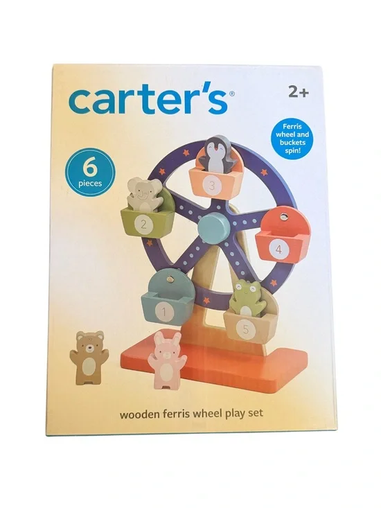 Carter's Wooden Ferris Wheel Play Set - Multi-Color