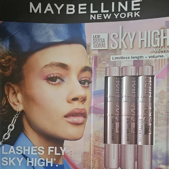 Maybelline New York Lash Sensational Sky High Mascara Blackest Black 1pk New