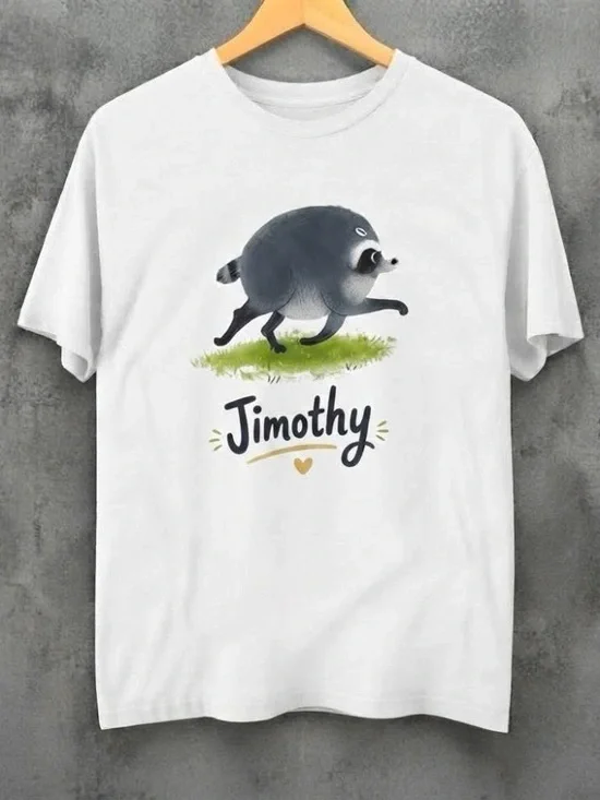 Jimothy Viral Raccoon Shirt Funny Trash Panda Wildlife