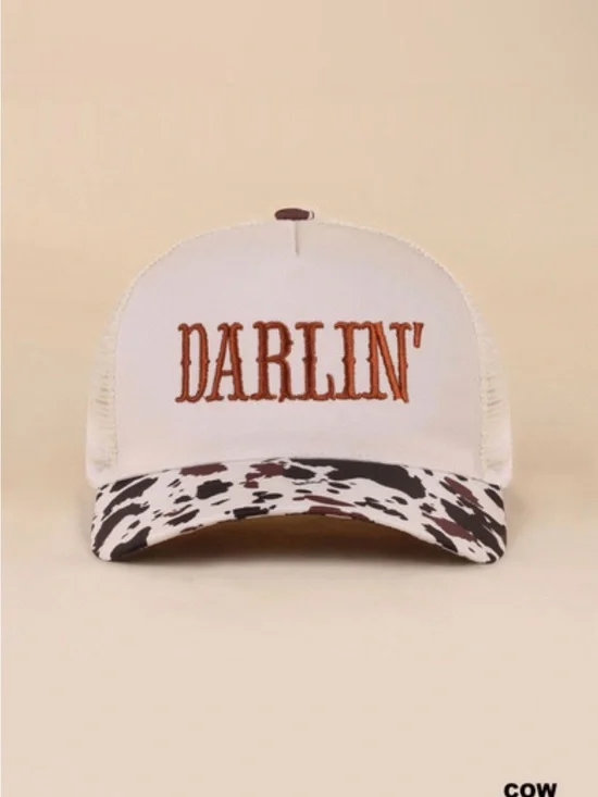DARLIN' TWO TONE MESH SNAPBACK HAT