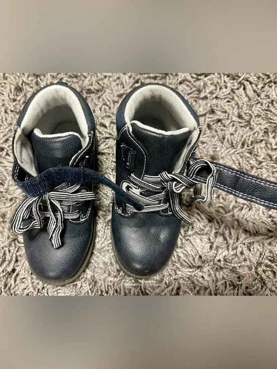 Carter's Navy Lace-Up Toddler Boots