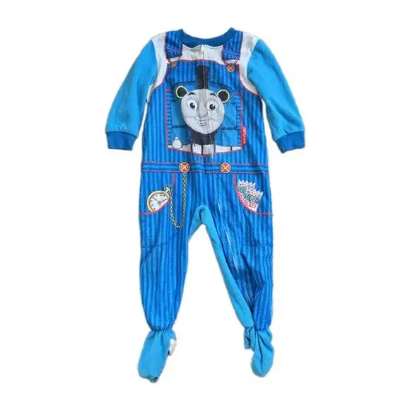 Thomas the Train One Piece Fleece Footie Pajamas Toddler Size 2T 2018