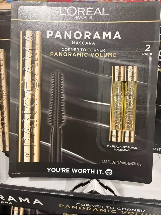 L'Oreal Panorama Mascara  duo pack — Black a new value set