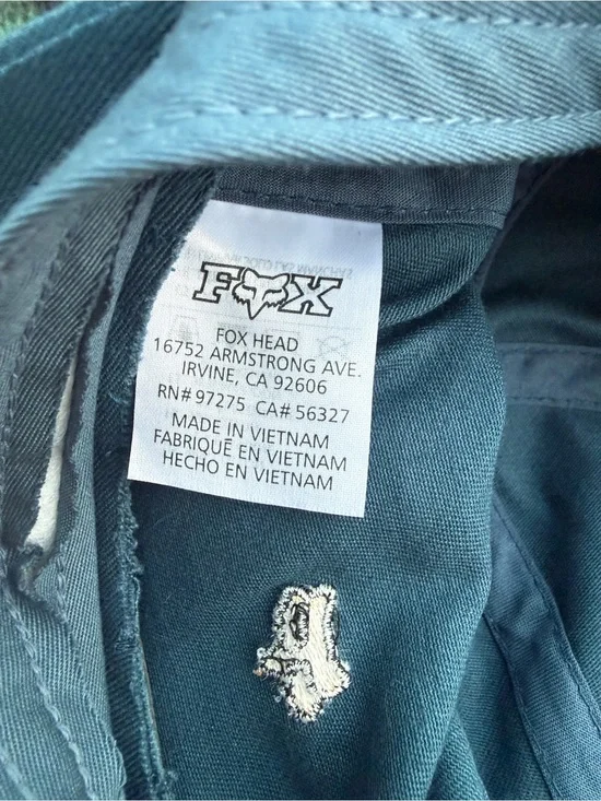 Fox Dad Hat with Small White Embroidered Fox Logo
