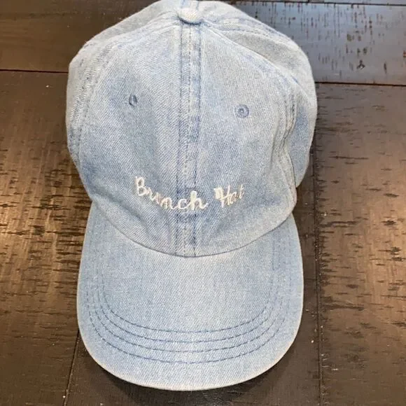 David and Young Brunch Hat Light Denim Wash One Size Velcro‌‌‌‌‌‌‌‌‌‌‌‌‌‌‌‌‌
