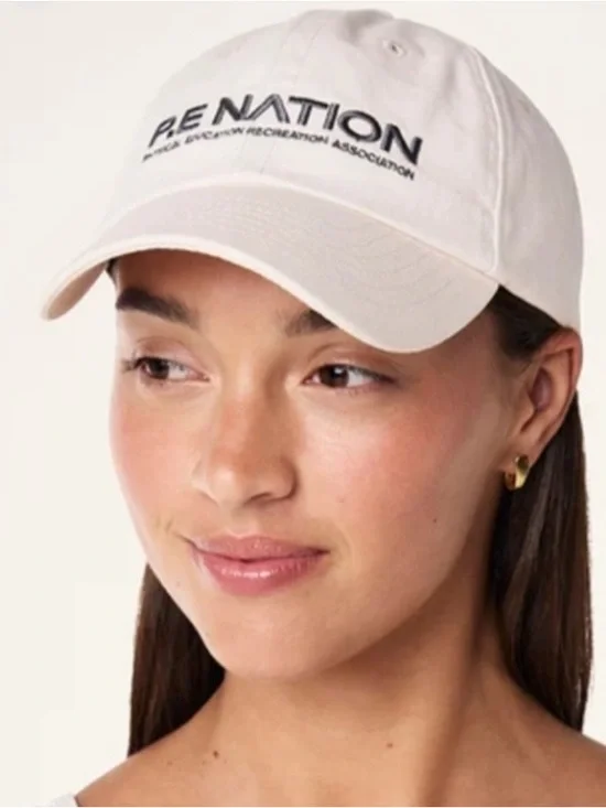 P.E Nation Homage Baseball Cap in Blush - NWT OSFA
