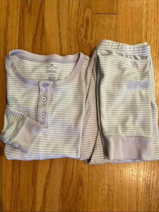 Petite Plume - Snug fit, 2-piece pajama set - Pima cotton - Boy’s size 12