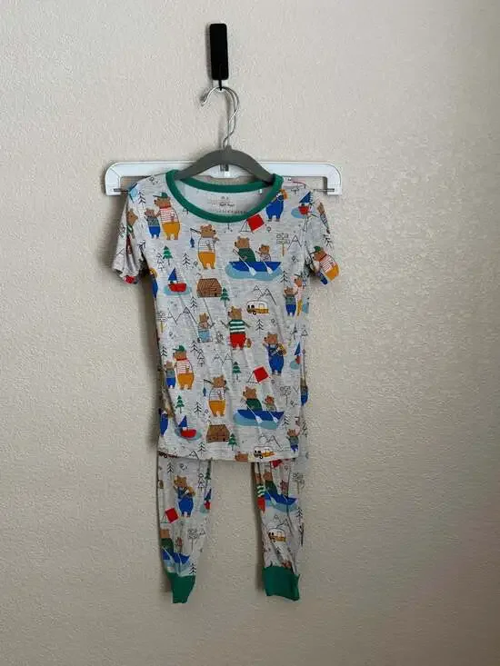 Little Sleepies Short Sleeve Pajama Set, 4T