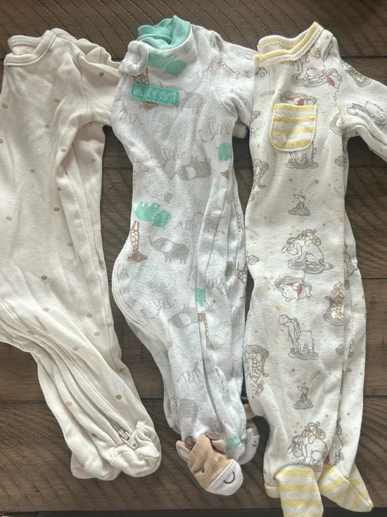 NB footie pajamas