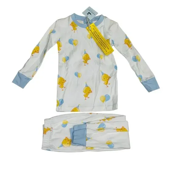 NWT Nanducket Size 5 Blue 2 piece Ack Celebration Pajamas