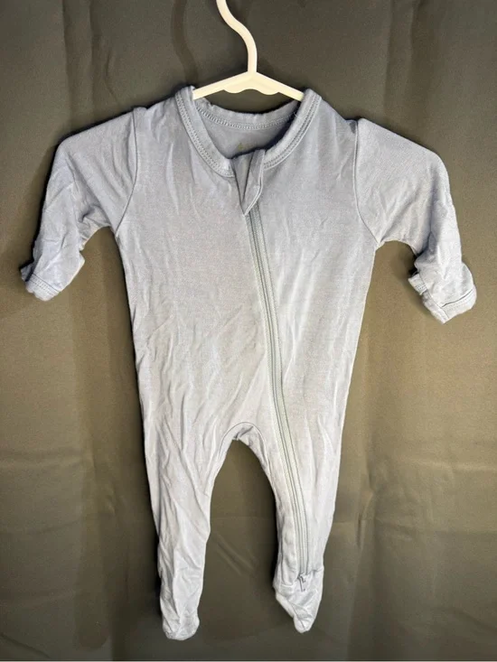Kyte Baby Light Blue Footed Zipper One-Piece