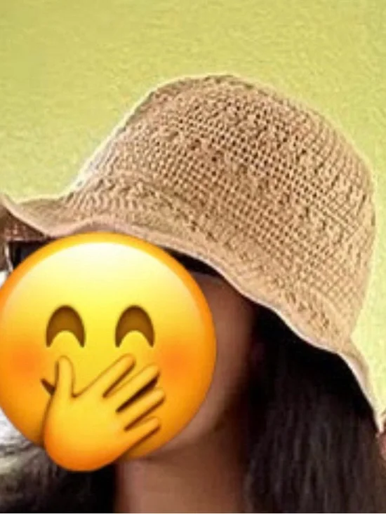 Woven Bucket Hat - Beige