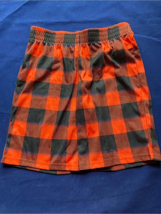 New Cat & Jack Buffalo Plaid Sleep Shorts Size Medium 8 Kids
