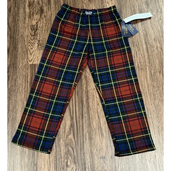 Polo Ralph Lauren Youth Red Plaid Sleep Pants Size 8