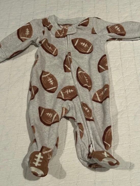 Carters Football Onesie