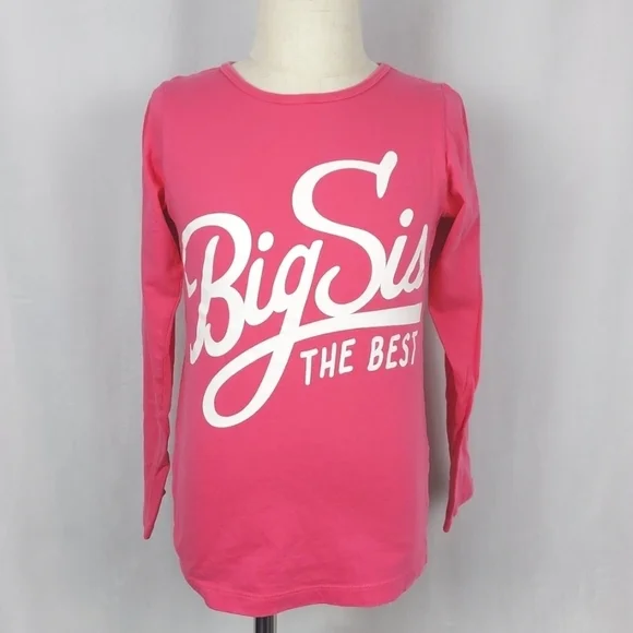 Carter's Big Sis short sleeve tee - pink - size 7