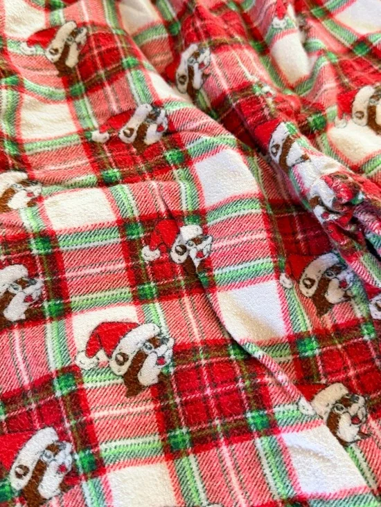 BUC-EES Christmas Plaid Fleece Pajama Pants Youth XL
