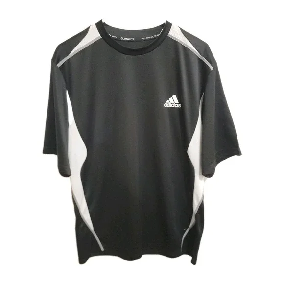 Adidas F50 Men's Large Black White‎ Climalite Training Jersey Soccer Shirt L