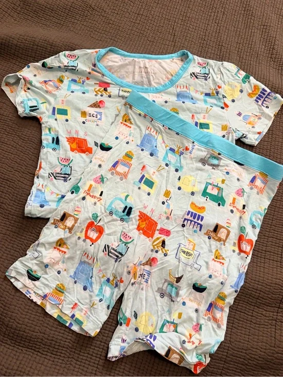 Little Sleepies Food Truck Short Pajama Set