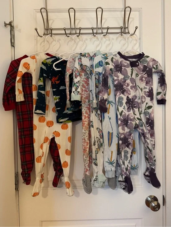 12mo Mixed Pajama Set of 7