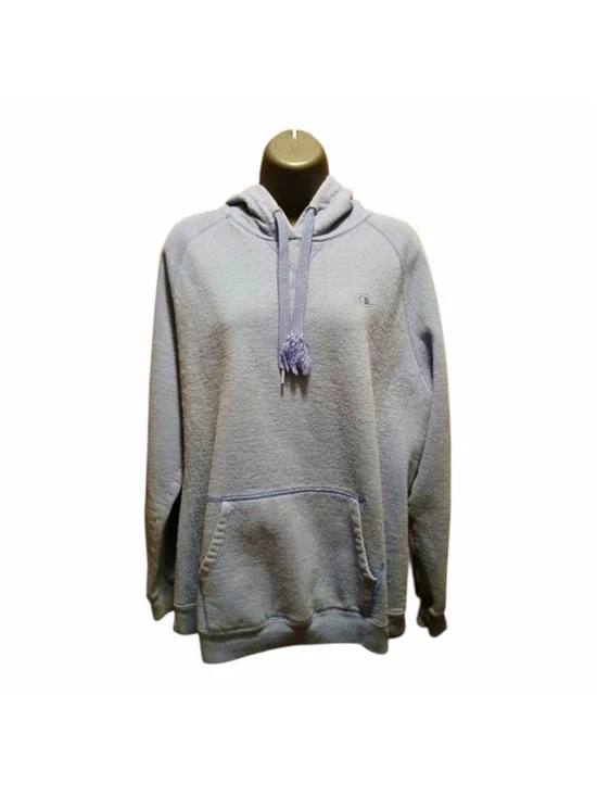 Champion Authentic Eco Women's 2XL Light Blue Hoodie GUC JC497
