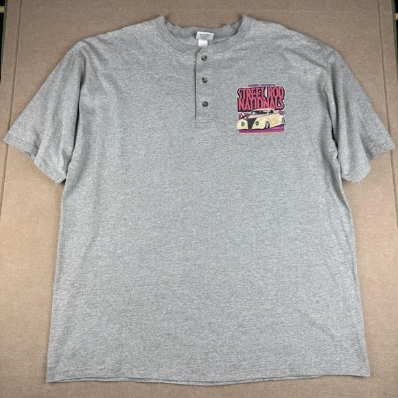 Street Rod Nationals 2008 Shirt Mens XL Gray Hot Rod Car Show Louisville KY‎ Tee