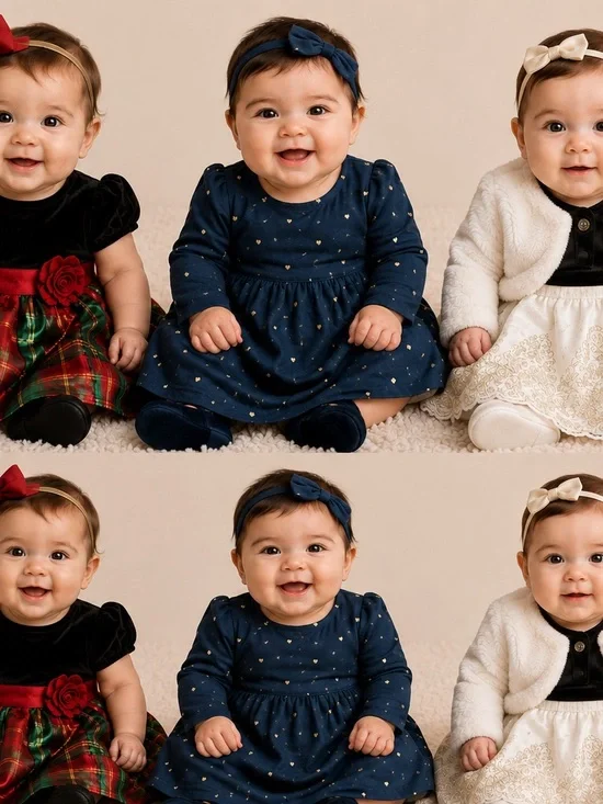 Set of 3 dresses 6-9M
