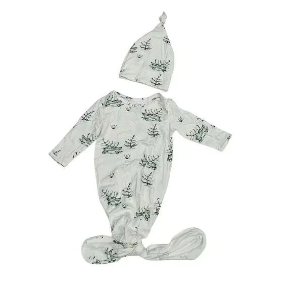 NWOT Tickety-Boo 0/3M Winter Wagon Gown