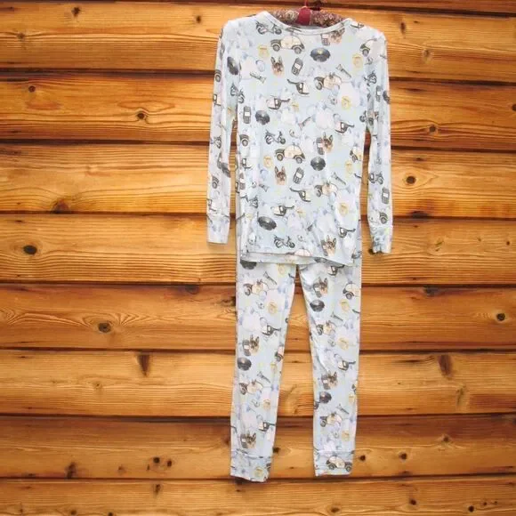 Posh Peanut Hero Law Enforcement K9 Dog Pajamas Two Piece 12