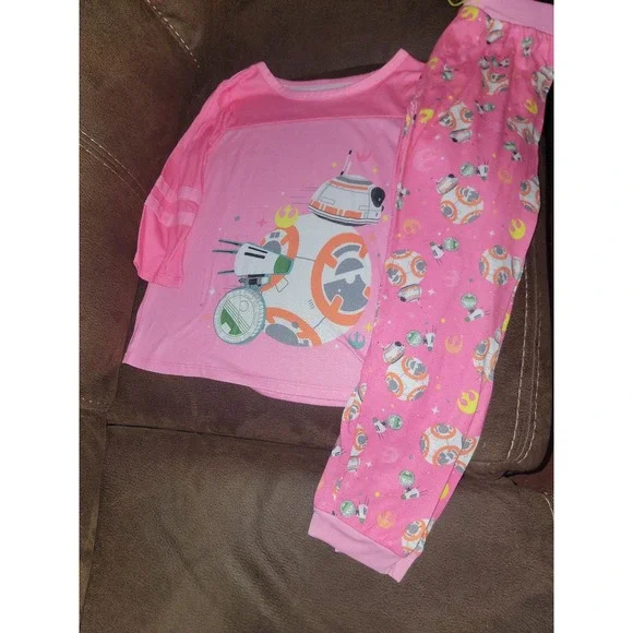 Disney star wars driods BB8 D-0 pajamas‎ sleep wear size 9 10