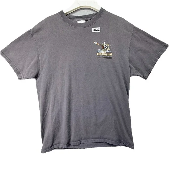 2016 Slosh Masters Invitational T-Shirt Adult Large Gray Fishing‎ Graphic Tee