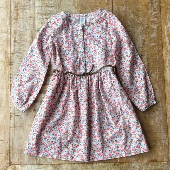 NWOT Carter’s Pink Floral Dress size 7