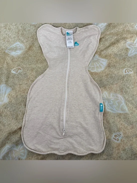 Love to Dream Swaddle Up Stretch Cotton Swaddle Oatmeal Size Small 1-3M