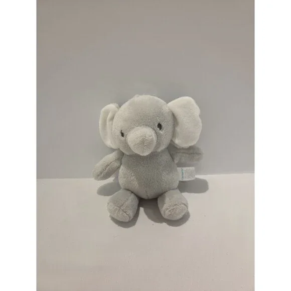 Carters Plush Gray Elephant Toy #68091 Grey Boy Girl Stuffed Animal 2021