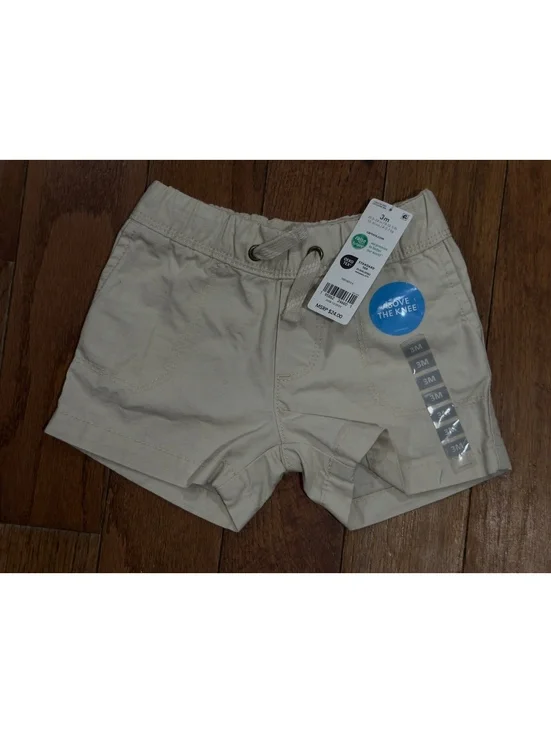 Carter's Baby Beige Above The Knee Shorts 3M