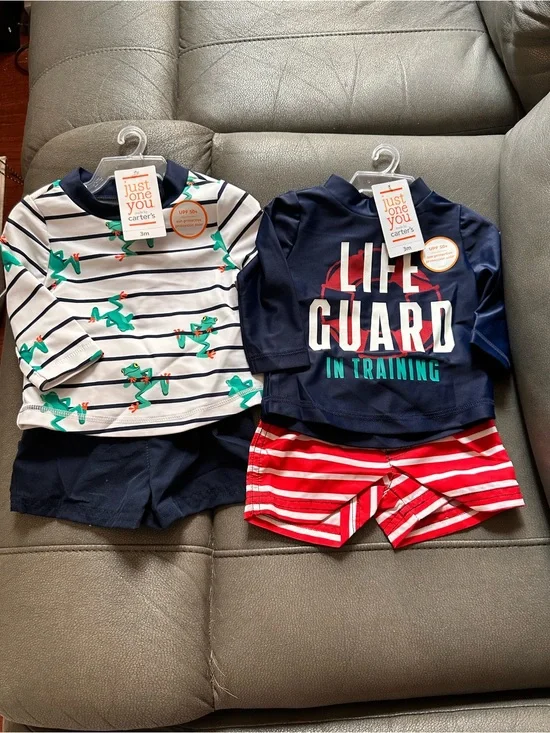 2 baby swim sets 3 months