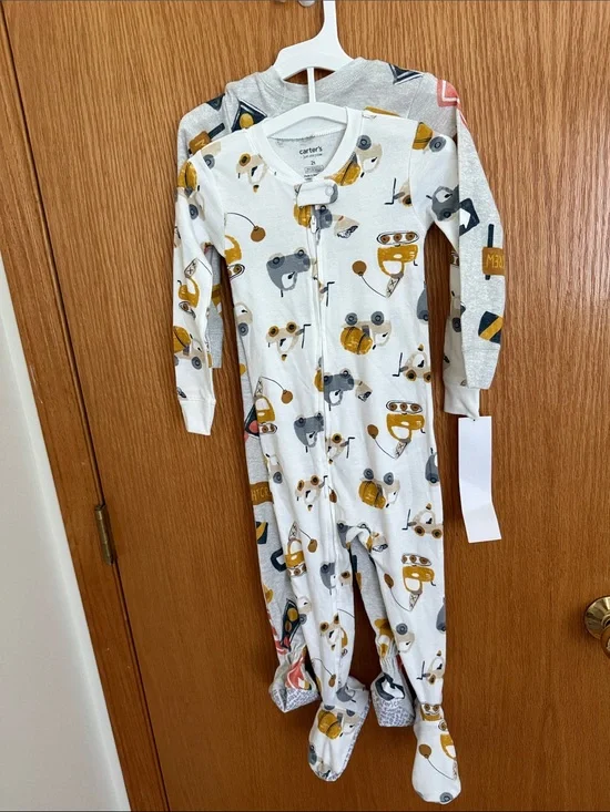 Carters footie Pajamas Boys Size 2